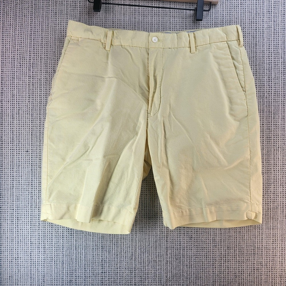 Polo Ralph Lauren Shorts Mens 35 Yellow Classic Fit‎ Chino Flat Front Casual